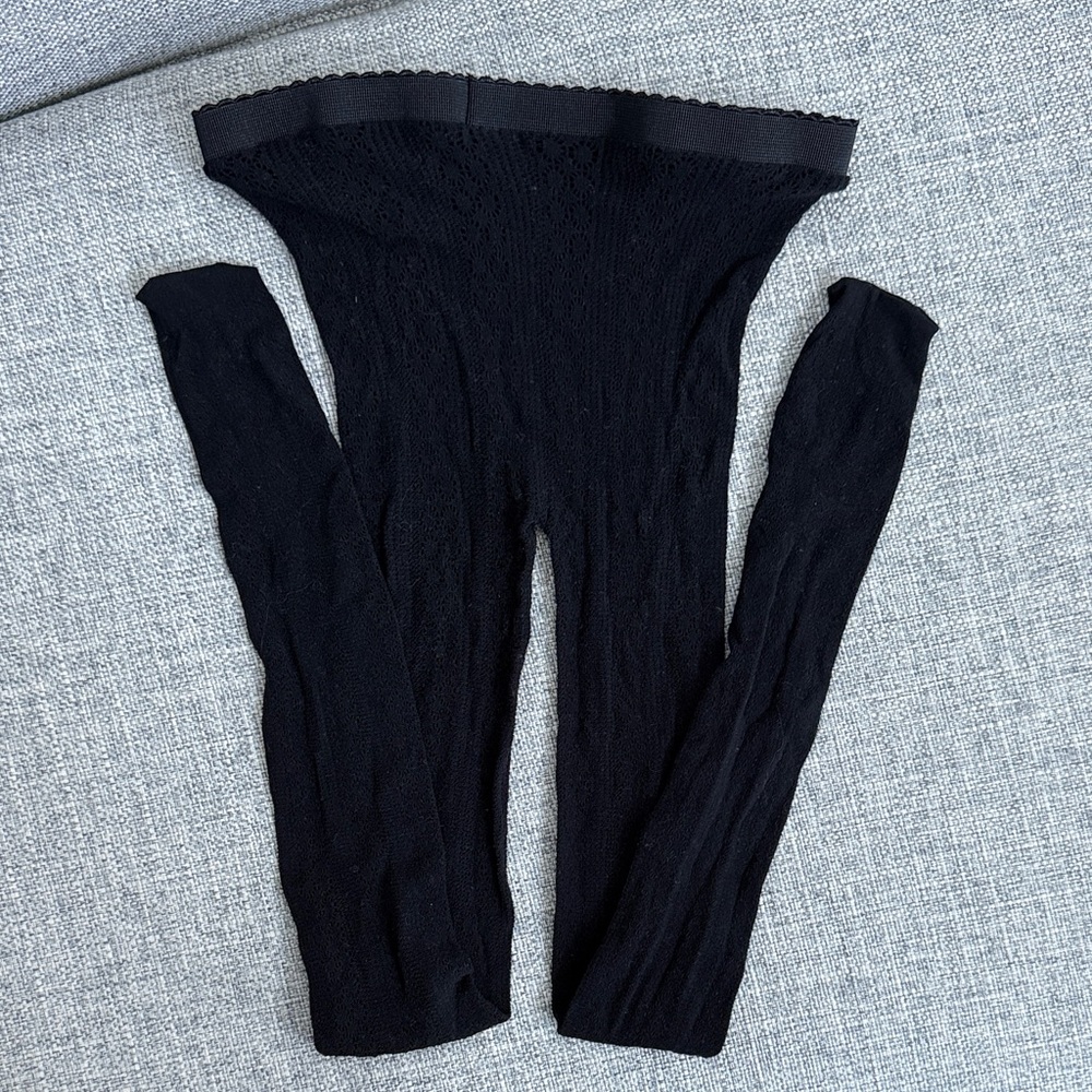 NWOT Lacy Crochet Tights